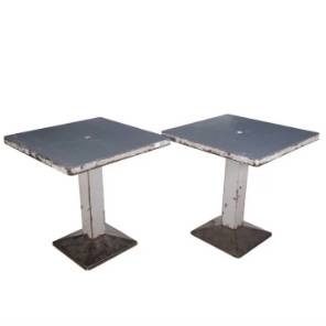 A Pair of French Tolix Tables